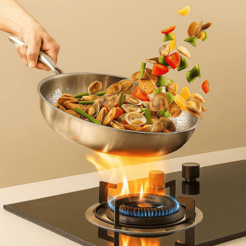 TITANFORGE Titanium Frying Pan