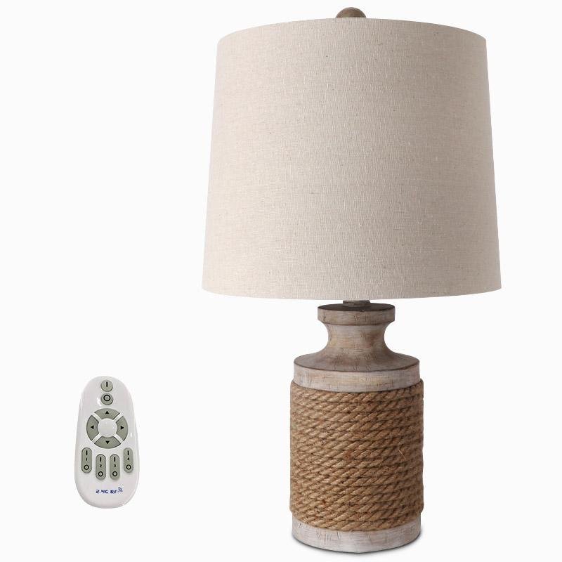 Harbor Rope Stone Table Lamp (20")