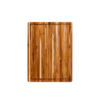 Professional Teak Carving & Cutting Board with Juice Groove, Charcuterie Board, 16x12 in