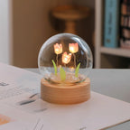 BloomLuxe Tulip Glass Table Lamp