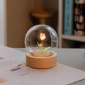 BloomLuxe Tulip Glass Table Lamp