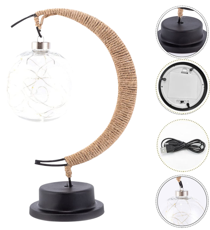 LunaGlow Moon Table Lamp