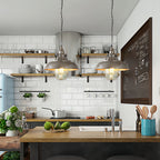 Vintage Industrial Iron Pendant Light - view 4