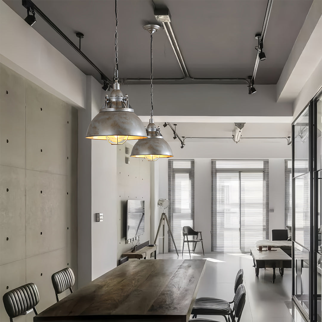 Vintage Industrial Iron Pendant Light