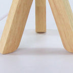 Soren Wood Tripod Table Lamp (15")