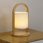 Foster Wood Lantern Table Lamp (12")