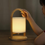 Wood Portable Accent Table Lamp - view 4