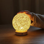 Natural Rattan Wicker Table Lamp