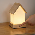 Wooden Small House Kids Lamp - view 3