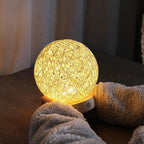 Natural Rattan Wicker Table Lamp - view 3