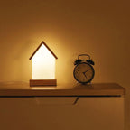 Wooden Small House Kids Lamp - view 4
