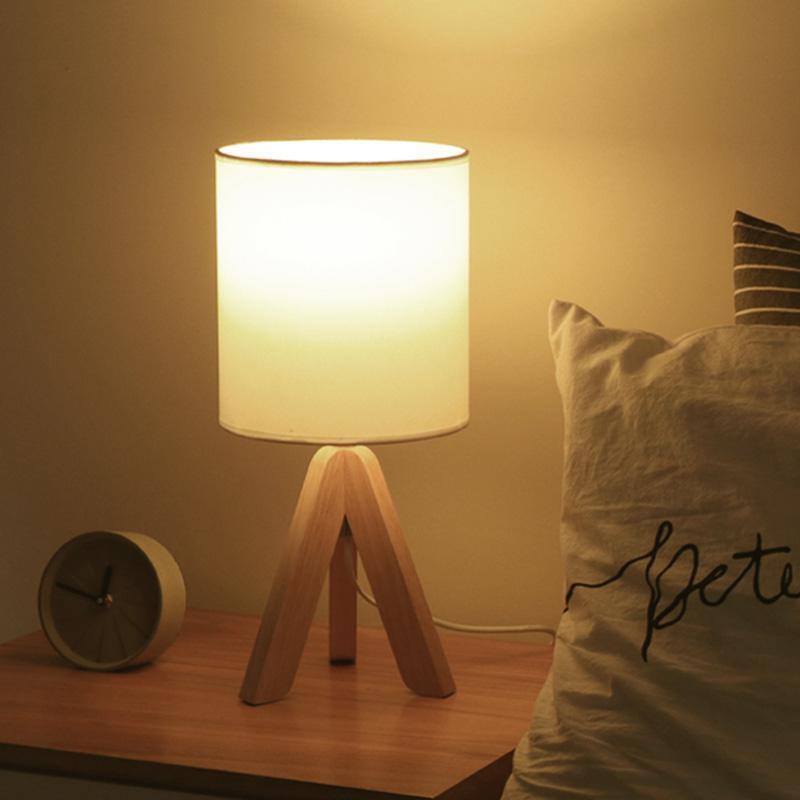 Wood Modern Tripod Table Lamp - view 5