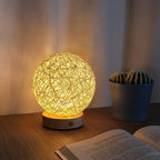 Marlow Wicker Table Lamp (6")