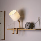 Wooden Sitting Robot Table Lamp - view 6