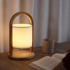 Wood Portable Accent Table Lamp - view 3