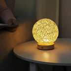 Natural Rattan Wicker Table Lamp - view 2