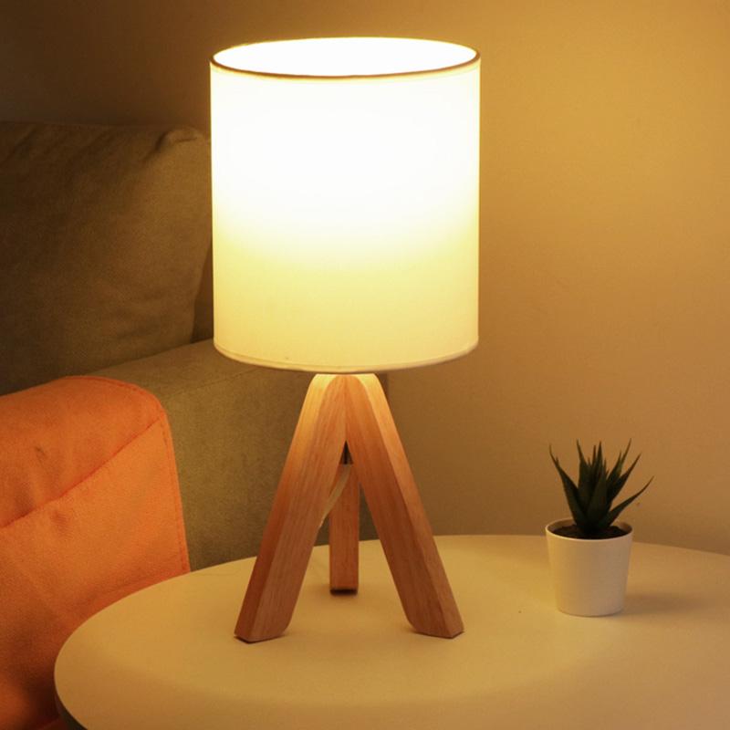 Wood Modern Tripod Table Lamp - view 6