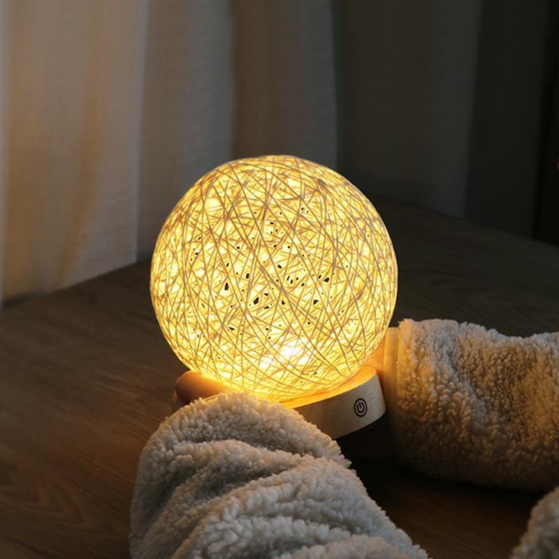 Marlow Wicker Table Lamp (6")