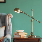 Vintage Metallic Dome Desk Lamp