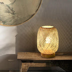 Japanese Rattan Table Lamp - view 3