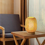 Japanese Rattan Table Lamp - view 4