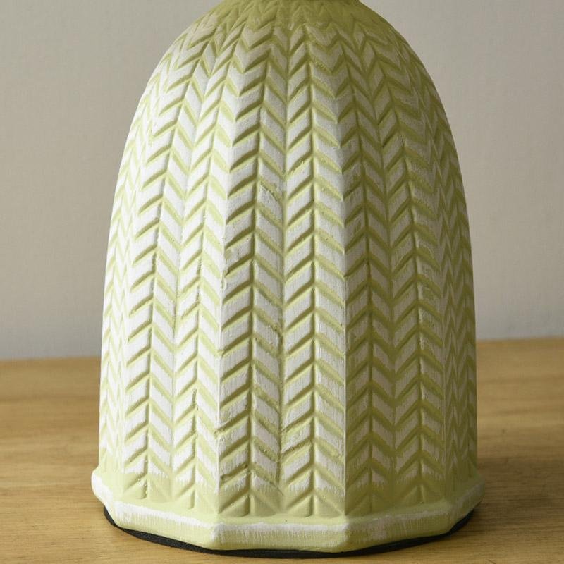 Pleated Linen Ceramic Table Lamp - view 6