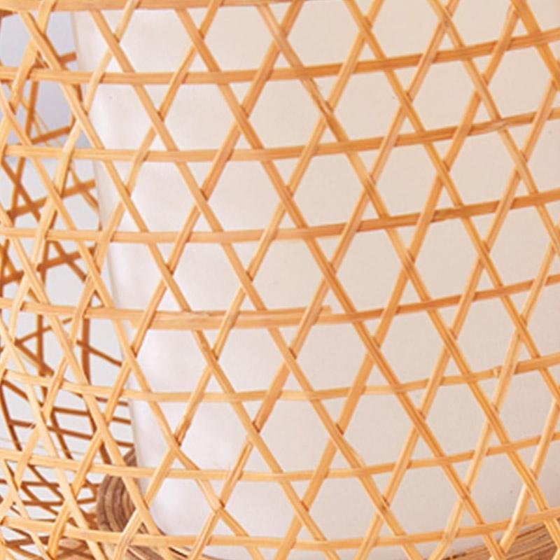 Rio Woven Bamboo Table Lamp (25")