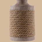 Harbor Rope Stone Table Lamp (20")