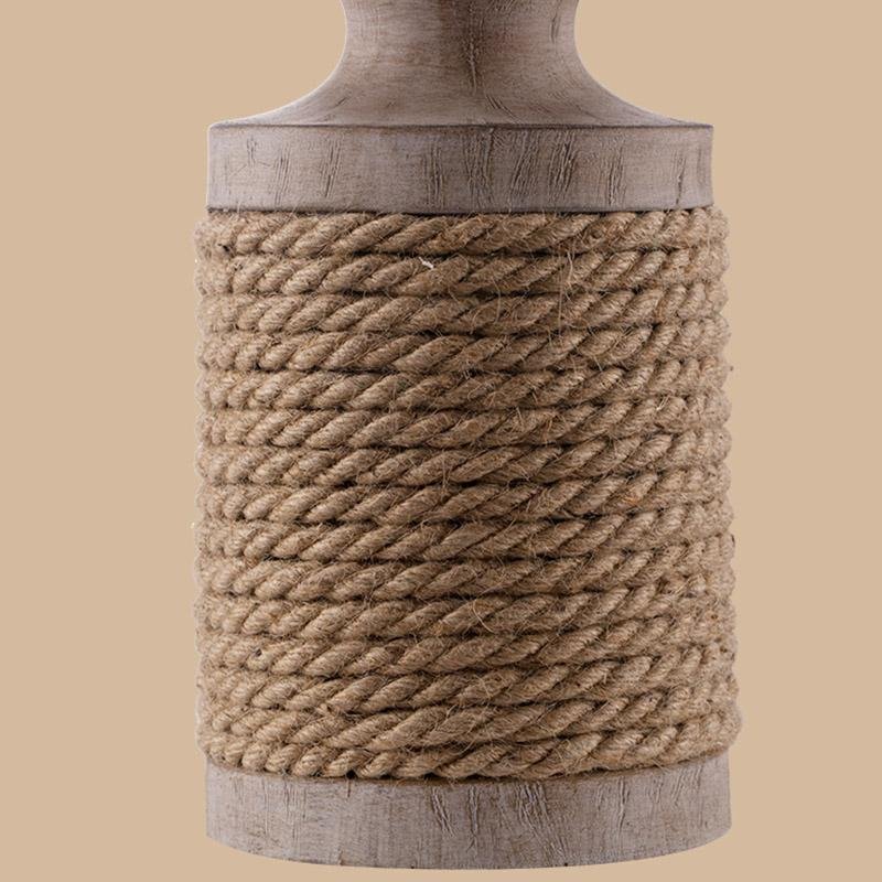Harbor Rope Stone Table Lamp (20")