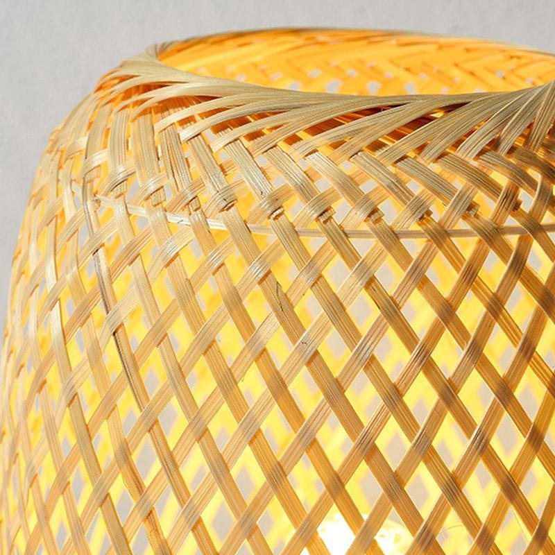 Suki Rattan Table Lamp (9")