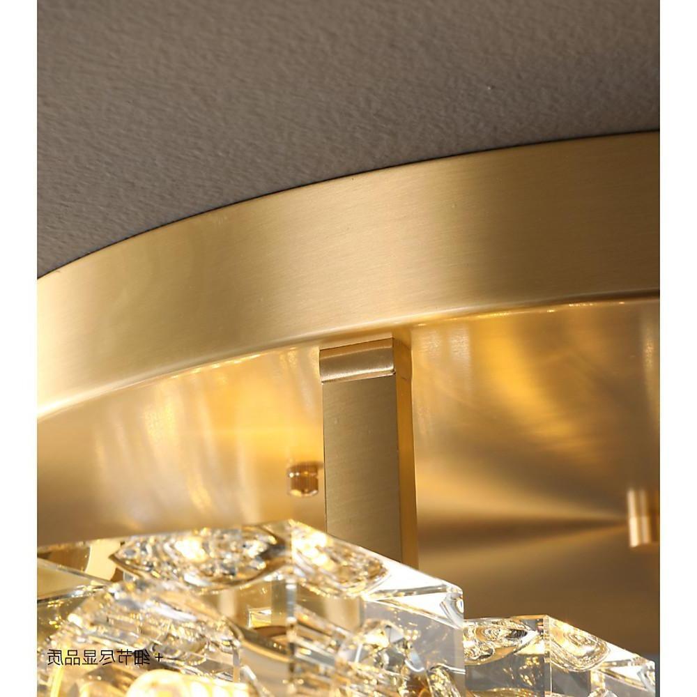 Solene Crystal Flush Mount (19")
