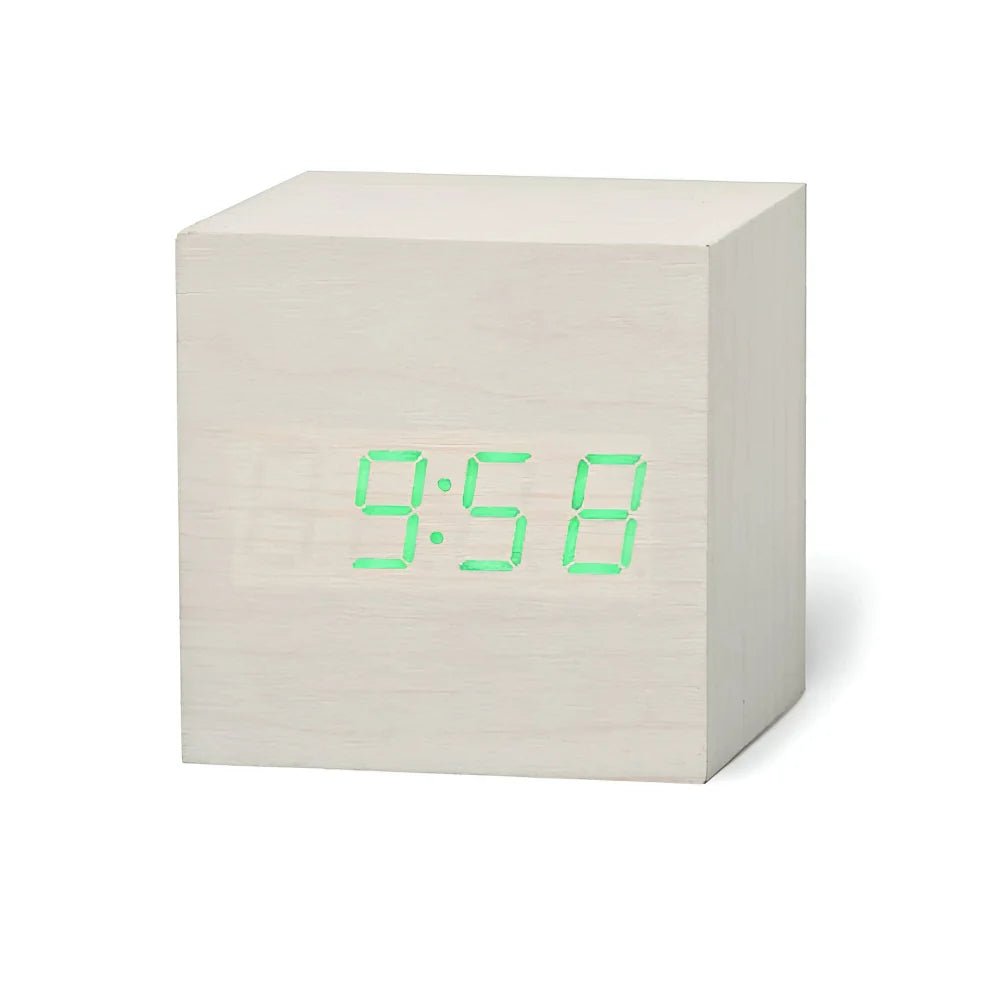 Alarm Clock LED Digital Cube Display - LivingLX