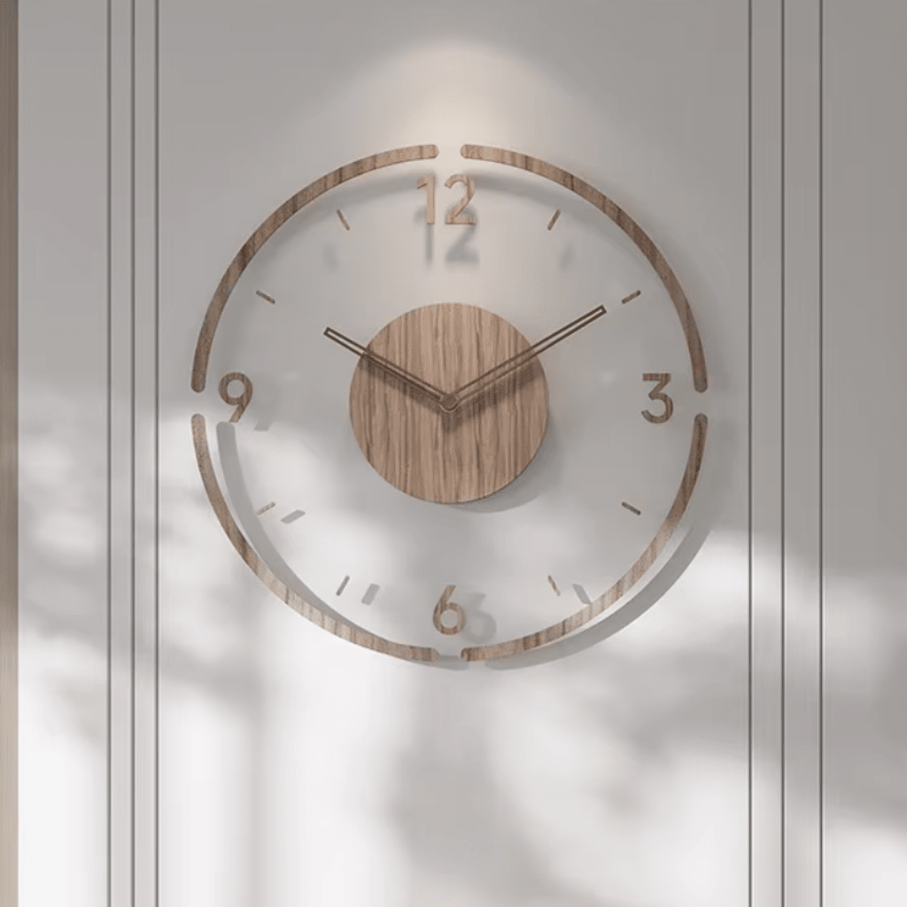Analog Clock Modern Wall Clock Vintage Decorative - LivingLX