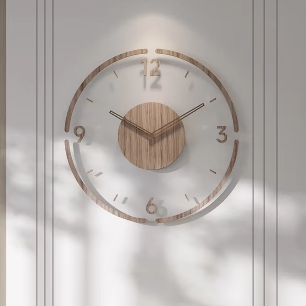 Analog Clock Modern Wall Clock Vintage Decorative