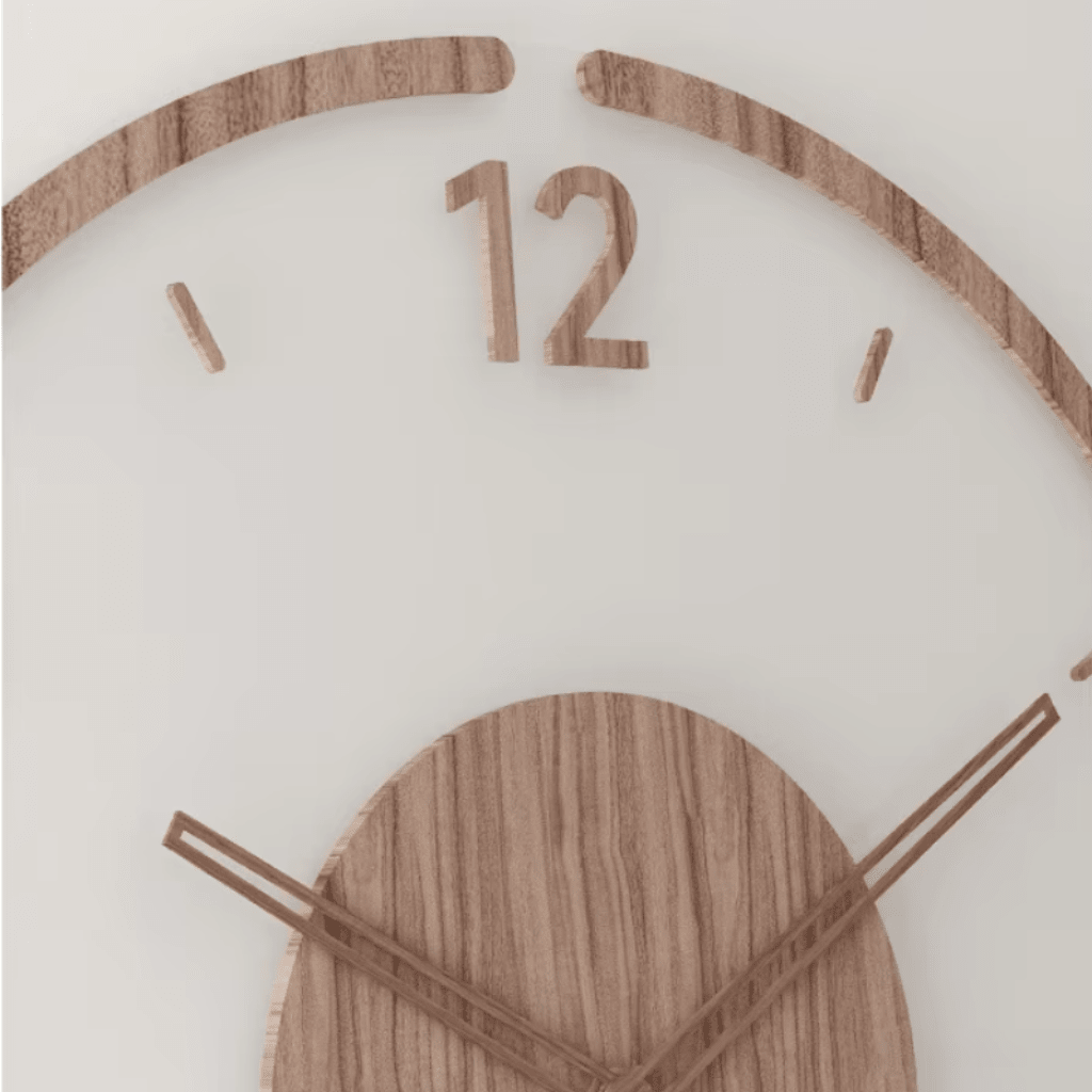 Analog Clock Modern Wall Clock Vintage Decorative - LivingLX