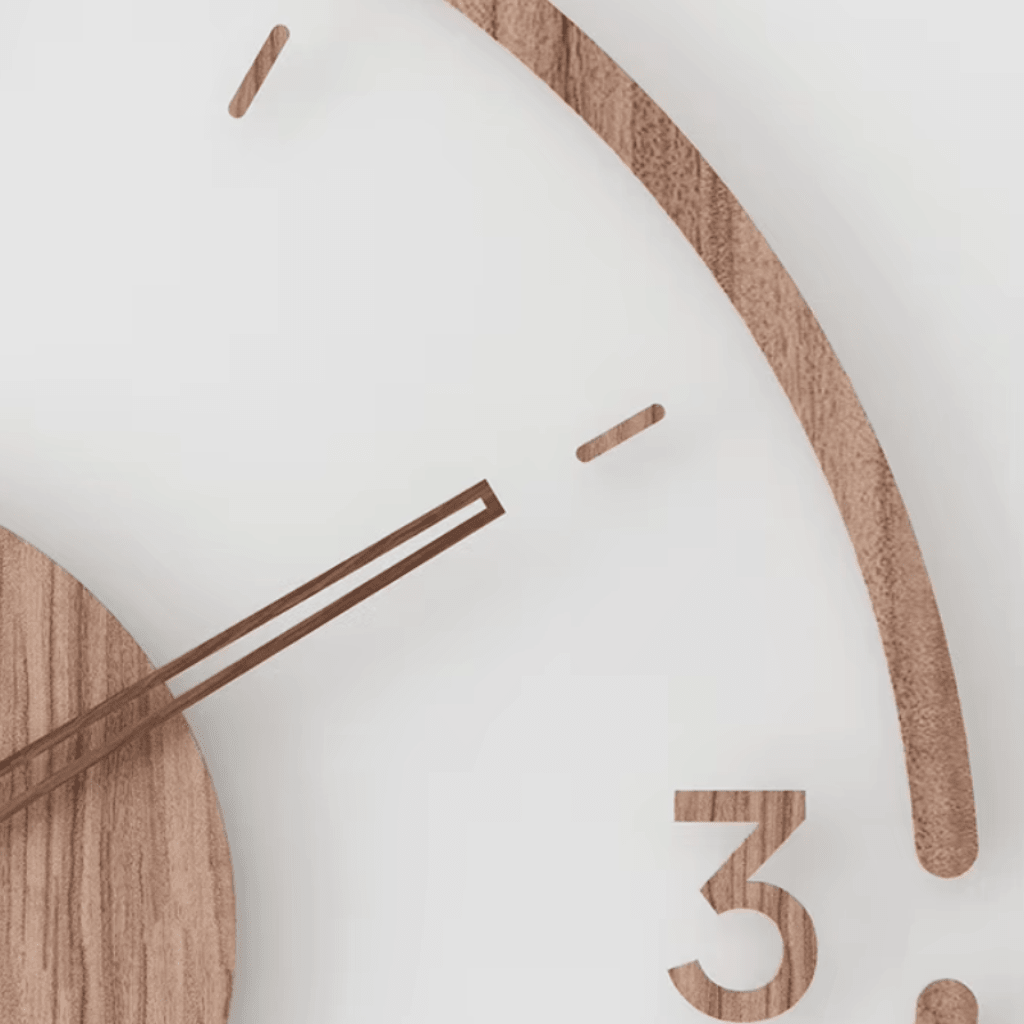 Analog Clock Modern Wall Clock Vintage Decorative - LivingLX