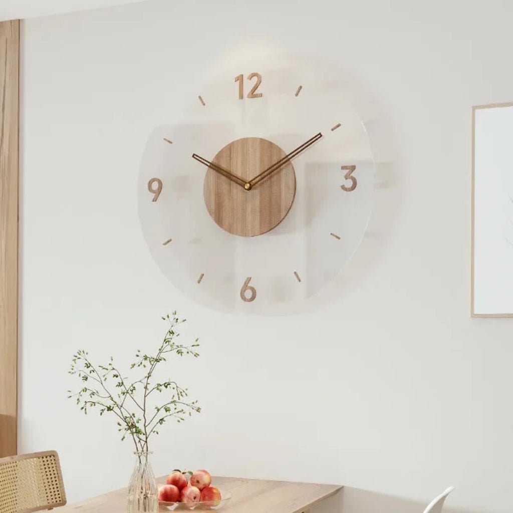 Analog Clock Modern Wall Clock Vintage Decorative - LivingLX