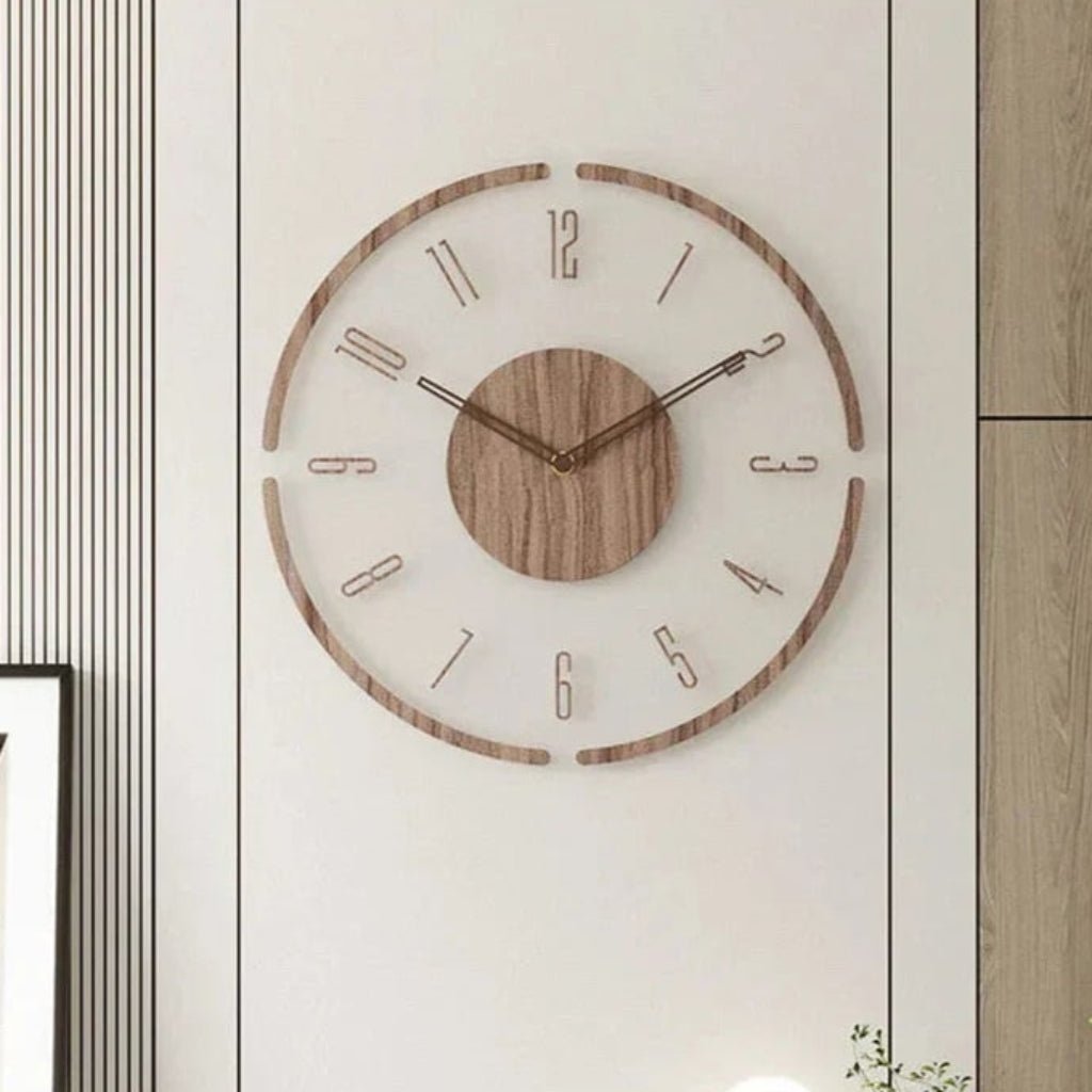 Analog Clock Modern Wall Clock Vintage Decorative - LivingLX