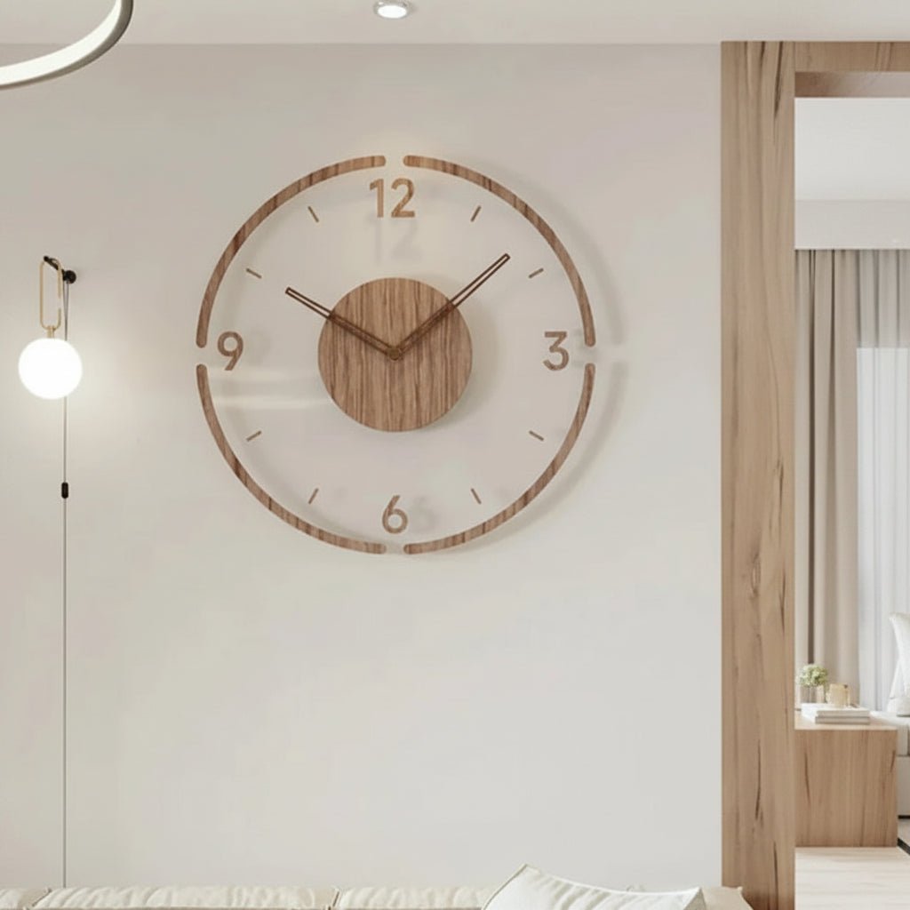 Analog Clock Modern Wall Clock Vintage Decorative - LivingLX