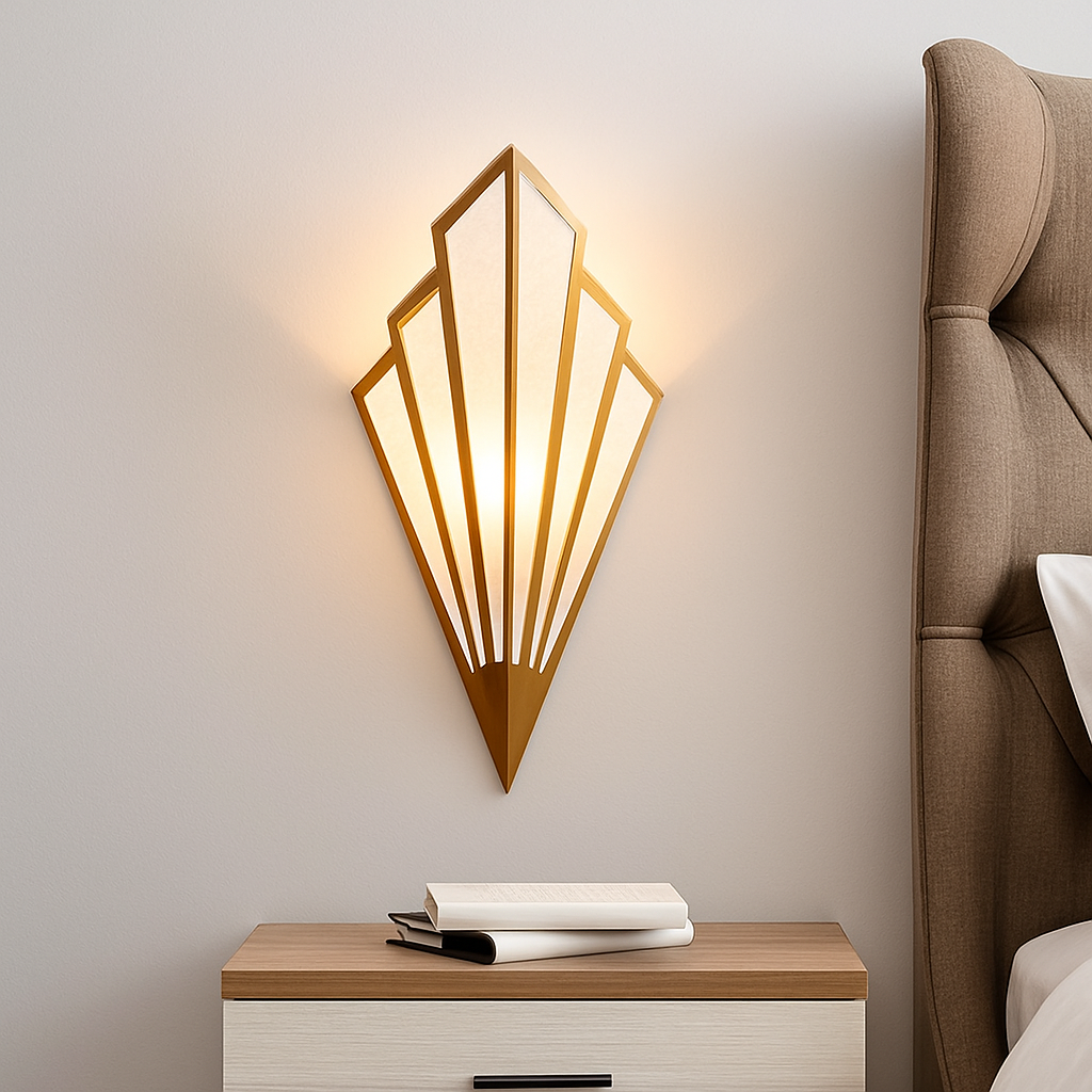 Trio Triangle LED Wall Sconce | Geometric Up & Down Wall Light