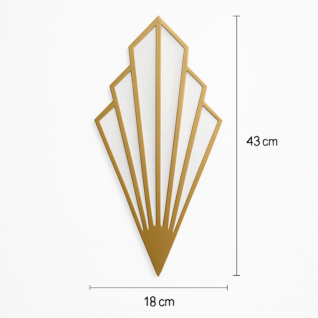 Trio Triangle LED Wall Sconce | Geometric Up & Down Wall Light