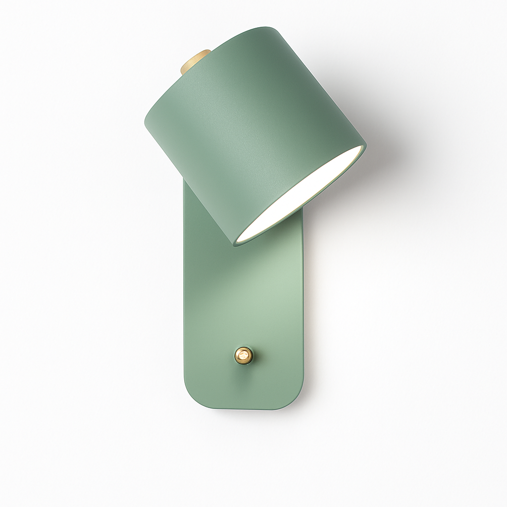 Nordic Up & Down Metal Wall Sconce | Modern Staircase, Bedroom & Living Room Wall Light with Switch