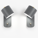 Nordic Up & Down Metal Wall Sconce | Modern Staircase, Bedroom & Living Room Wall Light with Switch