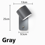 Nordic Up & Down Metal Wall Sconce | Modern Staircase, Bedroom & Living Room Wall Light with Switch