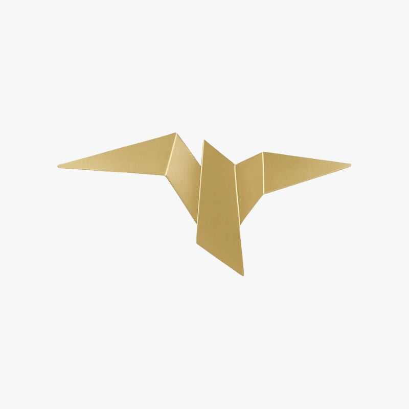 Naila Origami Bird LED Wall Sconce | Modern Gold, Black or White Up & Down Wall Light