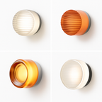 Rondo Round Glass LED Wall Sconce | Modern Up & Down Wall Light