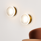 Rondo Round Glass LED Wall Sconce | Modern Up & Down Wall Light