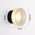 Rondo Round Glass LED Wall Sconce | Modern Up & Down Wall Light