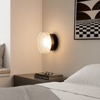 Rondo Round Glass LED Wall Sconce | Modern Up & Down Wall Light