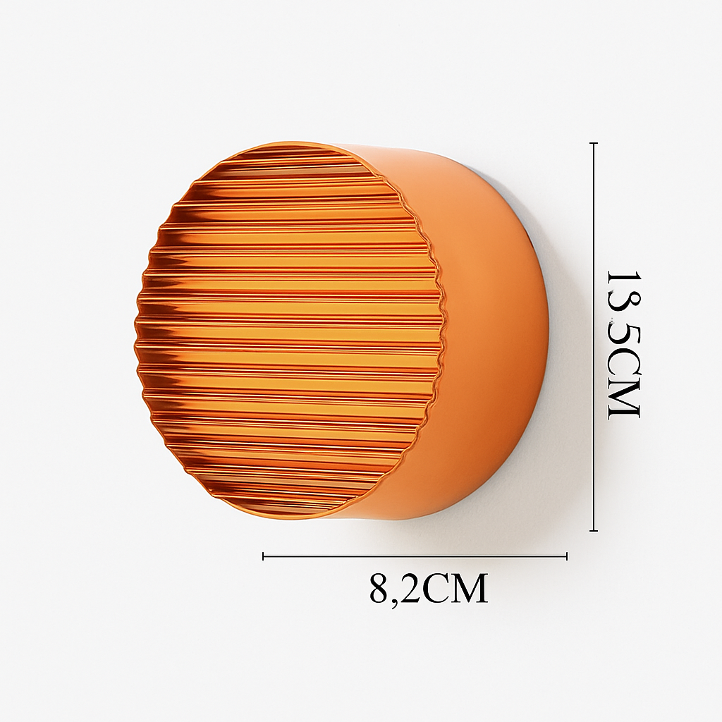 Rondo Round Glass LED Wall Sconce | Modern Up & Down Wall Light